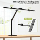 Micomlan Architect Desk Lamp with Atmosphere Lighting, Adjustable Led Desk Light for Home Office with Base, 24W… — 6