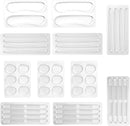 34 Pcs Silicone High Heel Cushion Inserts Pad, Anti Slip Strap Grip — 1