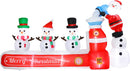 Vigdur 7FT Christmas Inflatables Outdoor Decor,Santa Claus Maker Snowman — 8