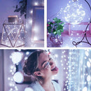 24 Pack Fairy Lights Battery Operated [3 Modes] 7ft 20 LED Mini Twinkle String Lights Waterproof Silver Wire Firefly Starry Lights for Wedding Party Mason Jars Christmas Decor, Warm White & Cool White | [24 Pack] 7 Feet 20 LED | Warm White + Cool White — 5