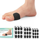 Welnove Bunion Pads to Wear with Shoes - 54 Pcs Moleskin for Feet - Bunion Cushions for Women Men, All-Day Comfort & Protection, Water-Resistant - Black, Multi-Size | Black(54 Count) — 1