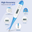 Boncare 10 Seconds Oral Thermometer for Adults and Kids, Light Blue — 3