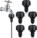5Pcs 3/4" to 1/4" Drip Irrigation Tubing Connectors for Garden Hose — 1