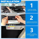 300T Thickened Automotive Glass Sunshade and Comes with Storage Bag,Keep Car Interior Cool,Universal Windshield Sun Shade Fit for Cars,Trucks,SUVs (L: 57.08 * 31.5 inch) — 5