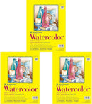 Strathmore 300 Series Watercolor Paper Pad, 9x12 inches, 24 Sheets (140lb/300g) - Artist Paper for Adults and Students - Watercolors, Mixed Media, Markers and Art Journaling | Sheet Pack — 6
