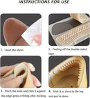 6 Pairs Silicone Heel Pads & Grips for Shoes - Anti Slip Heel Protectors with Bump Design,Transparent Black Nude, Sticky Adhesive Backing, Universal Fit for Heels Sneakers Boots (Thickness：0.16in) — 5