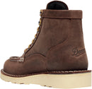 Danner 6” Bull Run Moc Toe Work Boots for Women - Durable Full-Grain Leather with Non Slip Wedge Outsole and 3-Density Cushion Footbed, EH Resistant - Brown - Gore-tex — 5