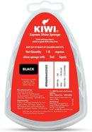 KIWI Black Rectangular Shoe Shine Sponge - Express Shine, 51.0mm (H) x 76.0mm (L) x 51.0mm (W), Quick and Easy Application, 1 Count — 7