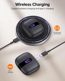 TAGRY Bluetooth Headphones True Wireless Earbuds 60H Playback LED Power Display Earphones with Wireless Charging Case IPX5 Waterproof in-Ear Ear buds with Mic for TV Smart Phone Laptop Computer Sports photo 6