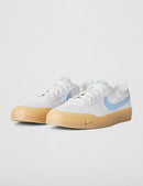Nike Men's Court Shot Shoes - White/Psychic Blue/Gum Yellow — 6
