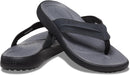 Crocs Men's Yukon Vista II Flip Flops Sandals | 10 | Black — 6