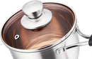 P&P CHEF 1 Quart Sauce Pan With Lid, Small Pot Saucepan, 1 Pc — 8