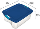 Sterilite Latch and Carry, Plastic Storage Bins w/ Lids, 12 Gallon, 6-Pack — 3