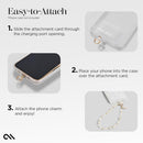 Case-Mate Phone Charm Wrist Strap w/Pearls & Crystals - Crystal Pearl Gold photo 5