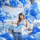 Blue Balloons Latex Balloons 100 Pack, 12 Inch Round Helium Light Blue Party Balloons for Bridal Shower Wedding Birthday Baby Shower Anniversary Party Decorations — 2