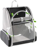 Texsens Innovative Traveler Bubble Backpack Pet Carriers for Cats and Dogs (Black) — 1
