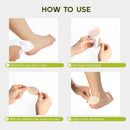 Bukihome Moleskin Adhesive Pads for Feet - Blister Prevention Tape - Moleskin Padding for Blisters, Shoes, Toes, Heel, Reduce Friction Pain - 11 Sheets of 4 Shapes (22 Pieces Total, Beige) | 11 Sheets (22 Pieces Total) — 8
