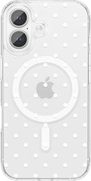 ZTOFERA Cute Polka Dot Case for iPhone 16 6.1",White Dot photo 1
