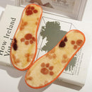 5 Pairs Wool Insoles 17cm Orange Winter Warm Inserts for Shoes — 7