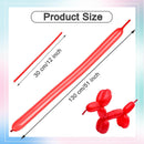 Party Balloons - Pearl Red 260 Long Balloons for Birthday Celebrations & — 5