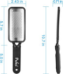Colossal Pedicure Rasp Foot File, Professional Foot Care Pedicure Stainless Steel File to Removes Hard Skin, Can Be Used On Wet Feet - Black — 5