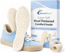 Biotech Care 100% Pure Wool Insoles for Men & Women – Warm Felt Shoe Inserts for Winter Boots & Work Shoes | Soft Comfort Cut-to-Size Foot Pads for Standing All Day | Odor-Resistant & Breathable — 1