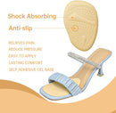 14 Pairs Shoe Inserts for Women, Heel Pads for Shoes that are Too Big, Contour-Fitting Heel Grips, Soft Sponge Insoles Stop Slipping, Rubbing, Foot Pain (Beige + Black) — 5