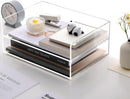 SANRUI Acrylic Desk Organizer Stackable Paper Tray, Letter Size Tray 2-Pack — 3