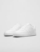 Nike Men's Court Vision Low Next Nature Shoes - White/White/White — 6