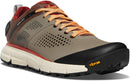 Danner Trail 2650 3” Hiking Shoes for Women - Durable Suede & Textile Upper with Breathable Mesh Lining, Ortholite Footbed & Vibram Traction Outsole - Desert Taupe/Picante — 2