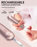 Hoxida Nail Drill Grinder for Senior Thick Toenail Manicure Pedicure Kit - Rosecase — 6