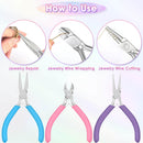 Pliers for Jewelry Making, Shynek Jewelry Pliers Set Includes Needle Nose Pliers, Round Nose Plier and Wire Cutters,… — 7