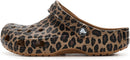 Crocs Kids Classic Graphic Clog – Sepia/Leopard — 4