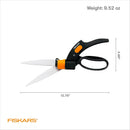 Fiskars 5" Shear Ease Grass Shears, Grass Clippers for Lawn & Garden | Rotating - Spring Action — 6