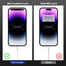 for iphone14 USBC to Lightning Cable 3 Foot[Apple MFi Certified] iPhone Charger,2 Pack Lightning Cord,Fast Apple Charging Cords,for iPhone 14/13 /12 Pro/Max/11Pro/XS/Max/XR/X/8Plus 4