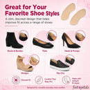 Foot Petals Womens Back of Heel Cushion - Khaki | 1 pair (Pack of 1) — 5