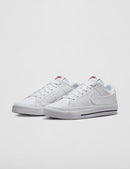 Nike Court Legacy Next Nature - White/White/Black/Volt — 6