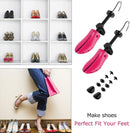 Eachway Pair of Professional 2-Way Premium Shoe Stretcher Tough Plastic Shoe Trees, Adjustable Length & Width Durable Shoe Shaper for Men and Women (Large) | rose — 5