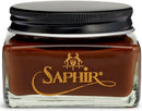 Saphir Medaille d'Or Pommadier Cream 75ml – Natural Cream Leather Shoe Polish, Leather Conditioner for Boots, Handbags | Medium Brown — 1