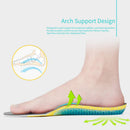 Kids Running Gel Insoles Kids Shock Absorbing Arch Support Insoles Good Feet Step Aid Little Kid US 2-3 (8 1/8-8 1/2) — 5