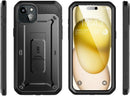 SUPCASE for iPhone 15 Case with Kickstand & Screen Protector, Black — 8