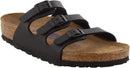 Birkenstock Classic Florida Women's Mules – Black Nubuck — 7