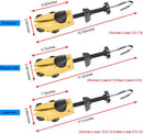 Pair of Premium Professional 4-way Shoe Trees, Shoe Stretcher for Men or Women | yellow — 6