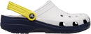 Crocs Unisex Adult Classic Retro Sport Slip On Clogs – White — 5