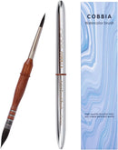 Grumbacher Goldenedge Golden Toray Liner Watercolor Brush, Synthetic Bristles, Size 2 (4623.2) — 7