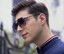 Gtand Oversized Square Aviator Sunglasses For Men Women Gradient Shades | C1 Black Frame/Gradient Gray Lens | 63 Millimeters — 4