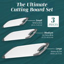 Cutting Boards for Kitchen - BPA-Free Chopping Board - Different Sizes & Non Slip Handles - Reversible, Large… — 6