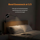LEPOWER Clip on Light, Book Reading Lamp for Desk, Bed Headboard and Dorm — 4