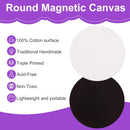 ESRICH 48Pack 3x3IN Round Mini Canvas Magnets, Small Magnetic Paint Canvas | 3 x 3 in (48 Pack) — 5