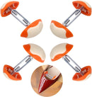 Mini Shoe Stretchers for Wide Feet, Shoe Wider Anti-Slip Expander Adjustable Men Women Shoes Plastic Surgery | orange | 2 Pack — 1